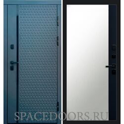 Дверь Termo-door Simple графит Зеркало фацет Черный кварц