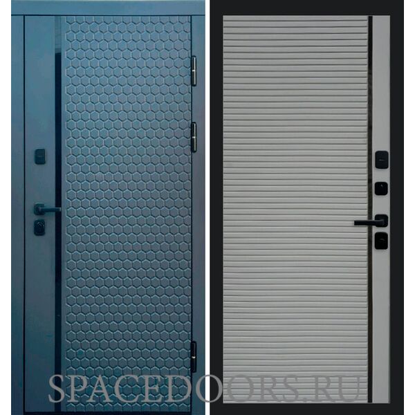 Дверь Termo-door Simple графит Porte Grey софт