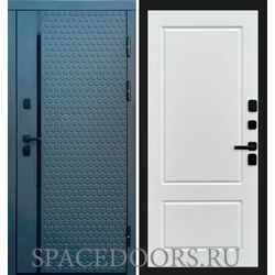 Дверь Termo-door Simple графит Марсель Белый софт