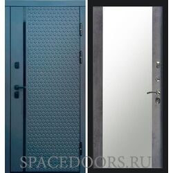 Дверь Termo-door Simple графит Зеркало темный бетон
