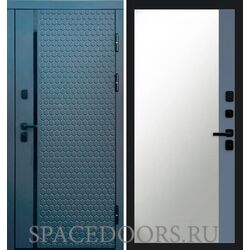 Дверь Termo-door Simple графит Зеркало фацет Grey софт