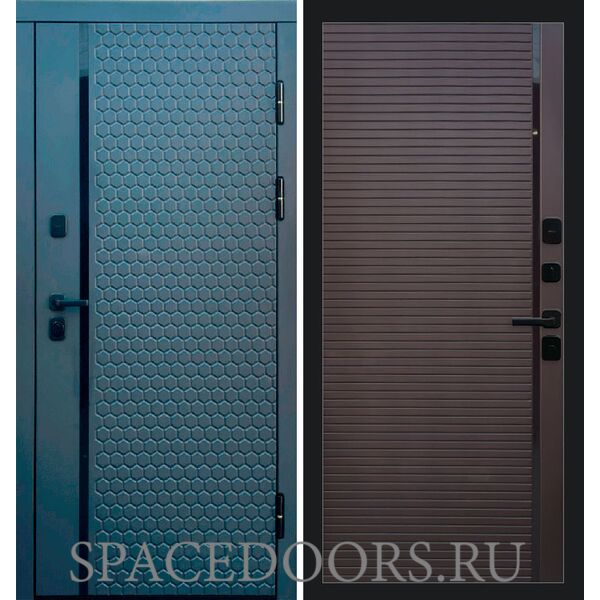 Дверь Termo-door Simple графит porte Шоколад