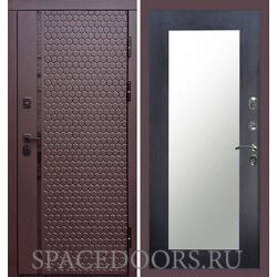 Дверь Termo-door Simple шоколад Зеркало триумф венге