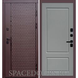 Дверь Termo-door Simple шоколад Марсель Grey софт