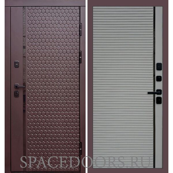 Дверь Termo-door Simple шоколад Porte Grey софт