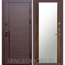 Дверь Termo-door Simple шоколад Зеркало дуб