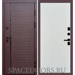 Дверь Termo-door Simple шоколад Flat Белый софт