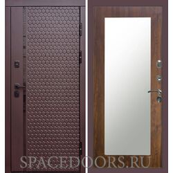 Дверь Termo-door Simple шоколад Зеркало триумф дуб