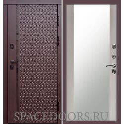 Дверь Termo-door Simple шоколад Зеркало лиственница