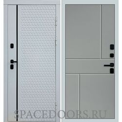Дверь Termo-door Simple white Горизонт Grey софт
