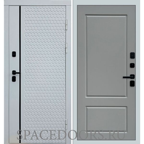 Дверь Termo-door Simple white Марсель Grey софт