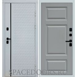 Дверь Termo-door Simple white Лион Grey софт