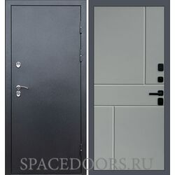 Дверь Termo-door Техно графит Горизонт Grey софт