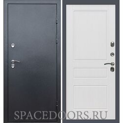 Дверь Termo-door Техно графит Классика белое дерево