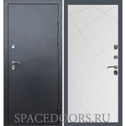 Дверь Termo-door Техно графит Лучи белый