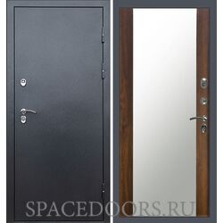 Дверь Termo-door Техно графит Зеркало дуб
