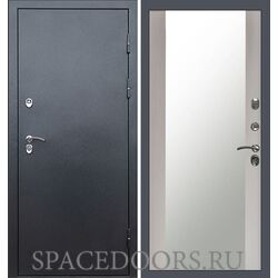 Дверь Termo-door Техно графит Зеркало лиственница