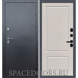 Дверь Termo-door Техно графит Марсель Слоновая кость