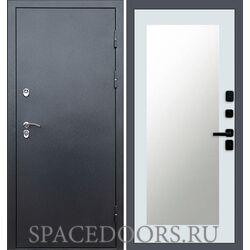 Дверь Termo-door Техно графит Триумф Белый софт с зеркалом
