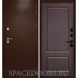 Дверь Termo-door Техно медь Марсель Шоколад