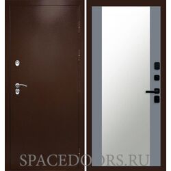 Дверь Termo-door Техно медь 27 зеркало Grey Софт