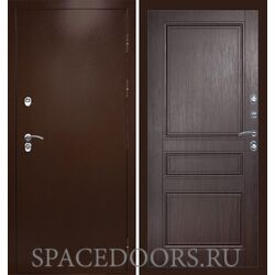 Дверь Termo-door Техно медь Классика венге