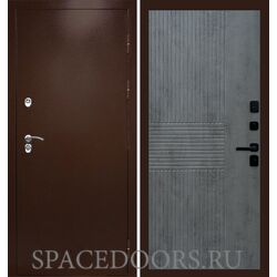 Дверь Termo-door Техно медь Мастино Бетон темный