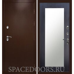 Дверь Termo-door Техно медь Зеркало триумф венге