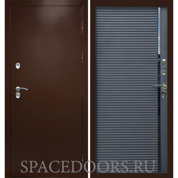 Дверь Termo-door Техно медь Porte black