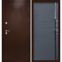 Дверь Termo-door Техно медь Porte black