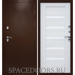 Дверь Termo-door Техно медь Царга лиственница