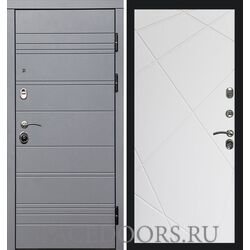 Дверь Termo-door Термо Grey line Лучи белый