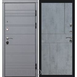 Дверь Termo-door Термо Grey line Горизонт бетон темный