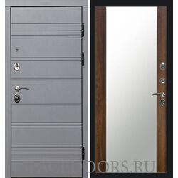 Дверь Termo-door Термо Grey line Зеркало дуб
