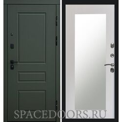 Дверь Termo-door Термо премиум орегон грин Зеркало триумф лиственница