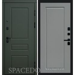 Дверь Termo-door Термо премиум орегон грин Гранд Grey софт