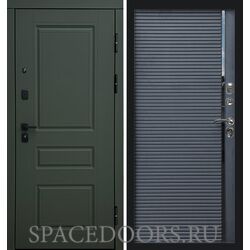 Дверь Termo-door Термо премиум орегон грин Porte black