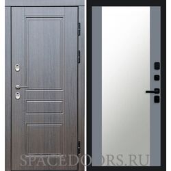 Дверь Termo-door Термо премиум Орегон венге 27 зеркало Grey Софт