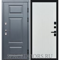 Дверь Termo-door Термо премиум Grey Flat Белый софт