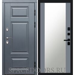 Дверь Termo-door Термо премиум Grey 27 зеркало Grey Софт