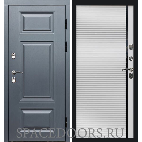 Дверь Termo-door Термо премиум Grey Porte white