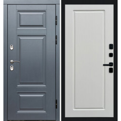 Дверь Termo-door Термо премиум Grey Гранд Белый софт