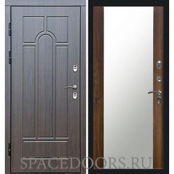 Дверь Termo-door Термо премиум Модена венге Зеркало дуб