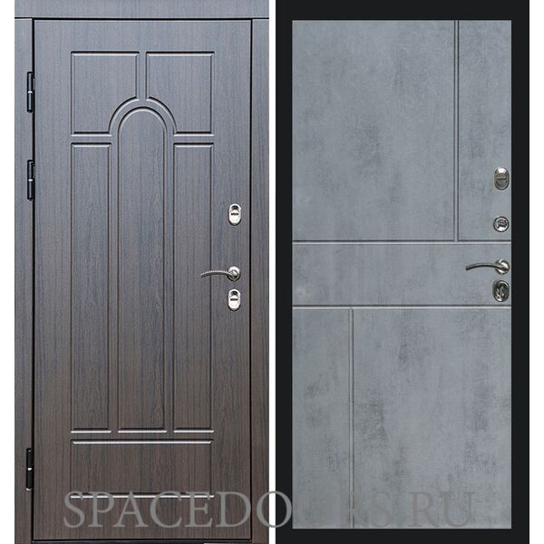 Дверь Termo-door Термо премиум Модена венге Горизонт бетон темный