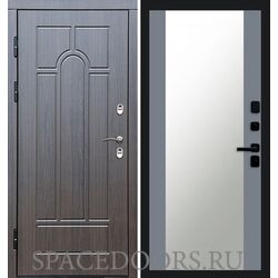 Дверь Termo-door Термо премиум Модена венге 27 зеркало Grey Софт