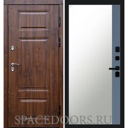 Дверь Termo-door Термо премиум дуб антик Зеркало фацет Grey софт