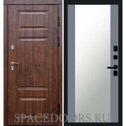 Дверь Termo-door Термо премиум дуб антик 27 зеркало Grey Софт