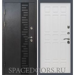 Дверь Termo-door Термо Сибирь серебро антик декор Спарта лиственница
