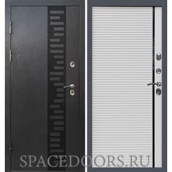 Дверь Termo-door Термо Сибирь серебро антик декор Porte white