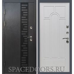 Дверь Termo-door Термо Сибирь серебро антик декор Арка лиственница